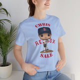 Chris Sale Boston Red Sox, Soft Cotton Bella and Canvas Short Sleeve Tee shirt