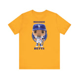 Mookie Betts L.A/Brooklyn Dodgers, Soft Cotton Bella and Canvas Short Sleeve Tee shirt