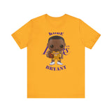 Kobe Bryant L.A Lakers (Yellow Jersey), Soft Cotton Bella and Canvas Short Sleeve Tee shirt