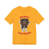 Deion Sanders Atlanta Falcons, Soft Cotton Bella and Canvas Short Sleeve Tee shirt