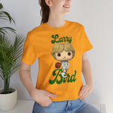 Larry Bird Celtics Basketball, Soft Cotton Bella and Canvas Short Sleeve Tee shirt