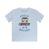 Philip Rivers L.A Chargers, Kids Gildan Softstyle Tee Shirt