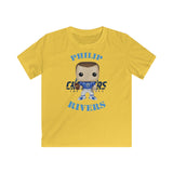Philip Rivers L.A Chargers, Kids Gildan Softstyle Tee Shirt