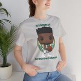 Giannis Antetokounmpo Milwaukee Bucks , Soft Cotton Bella and Canvas Short Sleeve Tee shirt