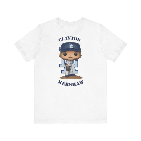 Clayton Kershaw L.A Dodgers, Soft Cotton Bella and Canvas Short Sleeve Tee shirt