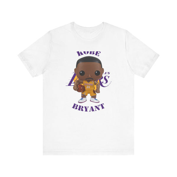 Kobe Bryant L.A Lakers (Yellow Jersey), Soft Cotton Bella and Canvas Short Sleeve Tee shirt