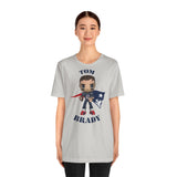 Tom Brady New England Patriots (Large), Soft Cotton Bella and Canvas Short Sleeve Tee shirt