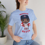 Mookie Betts Boston Red Sox, Soft Cotton Bella and Canvas Short Sleeve Tee shirt