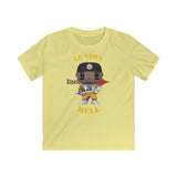 Leveon Bell Pittsburgh Steelers, Kids Gildan Softstyle Tee Shirt