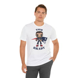 Tom Brady New England Patriots (Large), Soft Cotton Bella and Canvas Short Sleeve Tee shirt