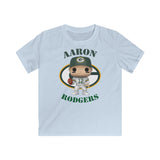 Aaron Rodgers Green Bay Packers, Kids Gildan Softstyle Tee Shirt