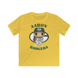 Aaron Rodgers Green Bay Packers, Kids Gildan Softstyle Tee Shirt