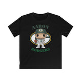 Aaron Rodgers Green Bay Packers, Kids Gildan Softstyle Tee Shirt