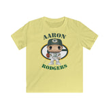 Aaron Rodgers Green Bay Packers, Kids Gildan Softstyle Tee Shirt