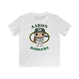 Aaron Rodgers Green Bay Packers, Kids Gildan Softstyle Tee Shirt