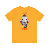 Mr Met New York Mets, Soft Cotton Bella and Canvas Short Sleeve Tee shirt
