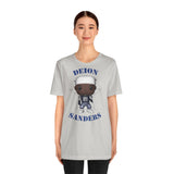 Deion Sanders Dallas Cowboys Throwback, Soft Cotton Bella and Canvas Short Sleeve Tee shirt