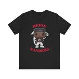 Deion Sanders Atlanta Falcons, Soft Cotton Bella and Canvas Short Sleeve Tee shirt