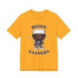 Deion Sanders Dallas Cowboys Throwback, Soft Cotton Bella and Canvas Short Sleeve Tee shirt