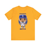 Mookie Betts L.A/Brooklyn Dodgers, Soft Cotton Bella and Canvas Short Sleeve Tee shirt