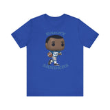 Barry Sanders Detroit Lions, Soft Cotton Bella and Canvas Short Sleeve Tee shirt