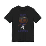 Ray Lewis Baltimore Ravens, Soft Cotton Bella and Canvas Short Sleeve Tee shirt