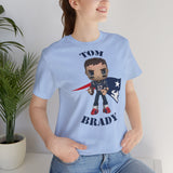 Tom Brady New England Patriots (Large), Soft Cotton Bella and Canvas Short Sleeve Tee shirt