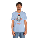 Mr Met New York Mets, Soft Cotton Bella and Canvas Short Sleeve Tee shirt