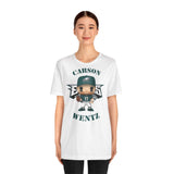 Carson Wentz Philadelphia Eagles (Green Jersey), Soft Cotton Bella and Canvas Short Sleeve Tee shirt