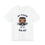Junior Seau L.A Chargers, Soft Cotton Bella and Canvas Short Sleeve Tee shirt