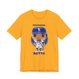 Mookie Betts L.A/Brooklyn Dodgers, Soft Cotton Bella and Canvas Short Sleeve Tee shirt
