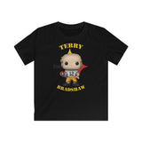 Terry Bradshaw Pittsburgh Steelers (White), Kids Gildan Softstyle Tee Shirt