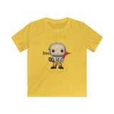 Terry Bradshaw Pittsburgh Steelers (White), Kids Gildan Softstyle Tee Shirt