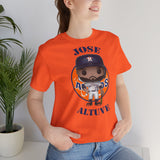 Jose Altuve Houston Astros , Soft Cotton Bella and Canvas Short Sleeve Tee shirt