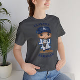 Clayton Kershaw L.A Dodgers, Soft Cotton Bella and Canvas Short Sleeve Tee shirt