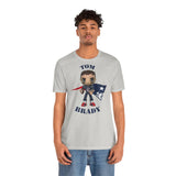 Tom Brady New England Patriots (Large), Soft Cotton Bella and Canvas Short Sleeve Tee shirt