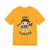 Joe Namath New York Jets, Soft Cotton Bella and Canvas Short Sleeve Tee shirt