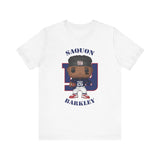 Saquon Barkley New York Giants, Soft Cotton Bella and Canvas Short Sleeve Tee shirt