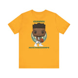 Giannis Antetokounmpo Milwaukee Bucks , Soft Cotton Bella and Canvas Short Sleeve Tee shirt