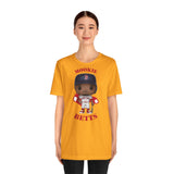 Mookie Betts Boston Red Sox, Soft Cotton Bella and Canvas Short Sleeve Tee shirt