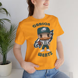 Carson Wentz Philadelphia Eagles (White Jersey), Soft Cotton Bella and Canvas Short Sleeve Tee shirt