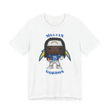 Melvin Gordon L.A Chargers, Soft Cotton Bella and Canvas Short Sleeve Tee shirt
