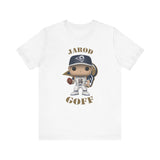 Jarod Goff L.A Rams, Soft Cotton Bella and Canvas Short Sleeve Tee shirt