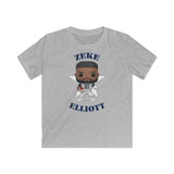 Zeke Elliott Dallas Cowboys (Throwback), Kids Gildan Softstyle Tee Shirt
