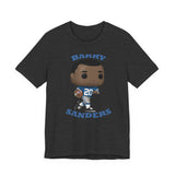Barry Sanders Detroit Lions, Soft Cotton Bella and Canvas Short Sleeve Tee shirt