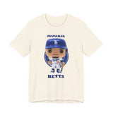 Mookie Betts L.A/Brooklyn Dodgers, Soft Cotton Bella and Canvas Short Sleeve Tee shirt