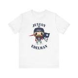 Julian Edelman New England Patriots, Soft Cotton Bella and Canvas Short Sleeve Tee shirt