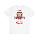 Tom Brady New England Patriots (Throwback), Soft Cotton Bella and Canvas Short Sleeve Tee shirt