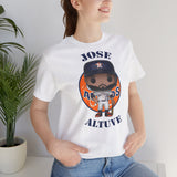 Jose Altuve Houston Astros , Soft Cotton Bella and Canvas Short Sleeve Tee shirt