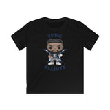 Zeke Elliott Dallas Cowboys (Blue), Kids Gildan Softstyle Tee Shirt